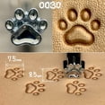 thumbnail image 1 of O030 Paw Print Leather Stamp OKA Japan, 1 of 1