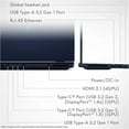thumbnail image 5 of Alienware 16 Aurora Gaming Laptop, Intel 7-240H, 64 GB DDR5 RAM, 4 TB PCIe SSD, 16" WQXGA (2560x1600) 120Hz Display, Nvidia G-Force RTX 5060, Backlit Keyboard, W11 Home, Blue, 5 of 5