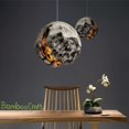 thumbnail image 2 of Arturesthome Wabi sabi pendant light planet chandelier shadow lighting hanging lamp shade, 2 of 10