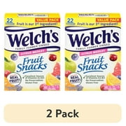 (2 pack) Welch's Citrus Medley Fruit Snacks, Value Pack, 0.9 oz, 22 count