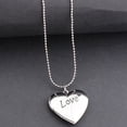 thumbnail image 2 of Love Heart Locket Necklace Picture Lockets Regalos De Cumpleaños Para Hombres, Mujeres - Plata, 2.8x2.8cm Sunnimix Photo Locket Charms Necklace, 2 of 8