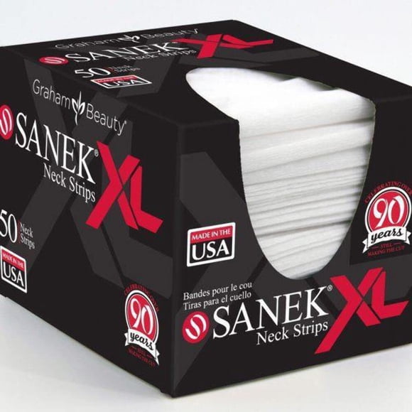 Tiras para Cuello Graham Sanek XL Suaves y Absorbentes Paquete de 50