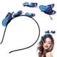 thumbnail image 1 of Butterfly Headband Decorative Hoops for Masquerade Parties Blue Elastic Design 1Pack, 1 of 2