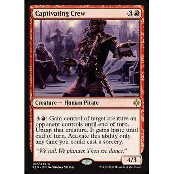 MtG Ixalan Rare Captivating Crew (Foil) #137