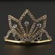 thumbnail image 2 of Broche Para El Cabello Con Diadema De Cabello Tiara Con Brillo Y Decoración De De Imitación Para Y Adultos Oro Gloria Mini corona Tiara de diamantes de imitación, 2 of 9