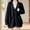 Black, variant on Womens Cardigan Sweaters Fuzzy Sweaters V Neck Button Down Oversized Sweater with Pocket Casual Fall Winter Cardigan Sweaters for Women Navy L