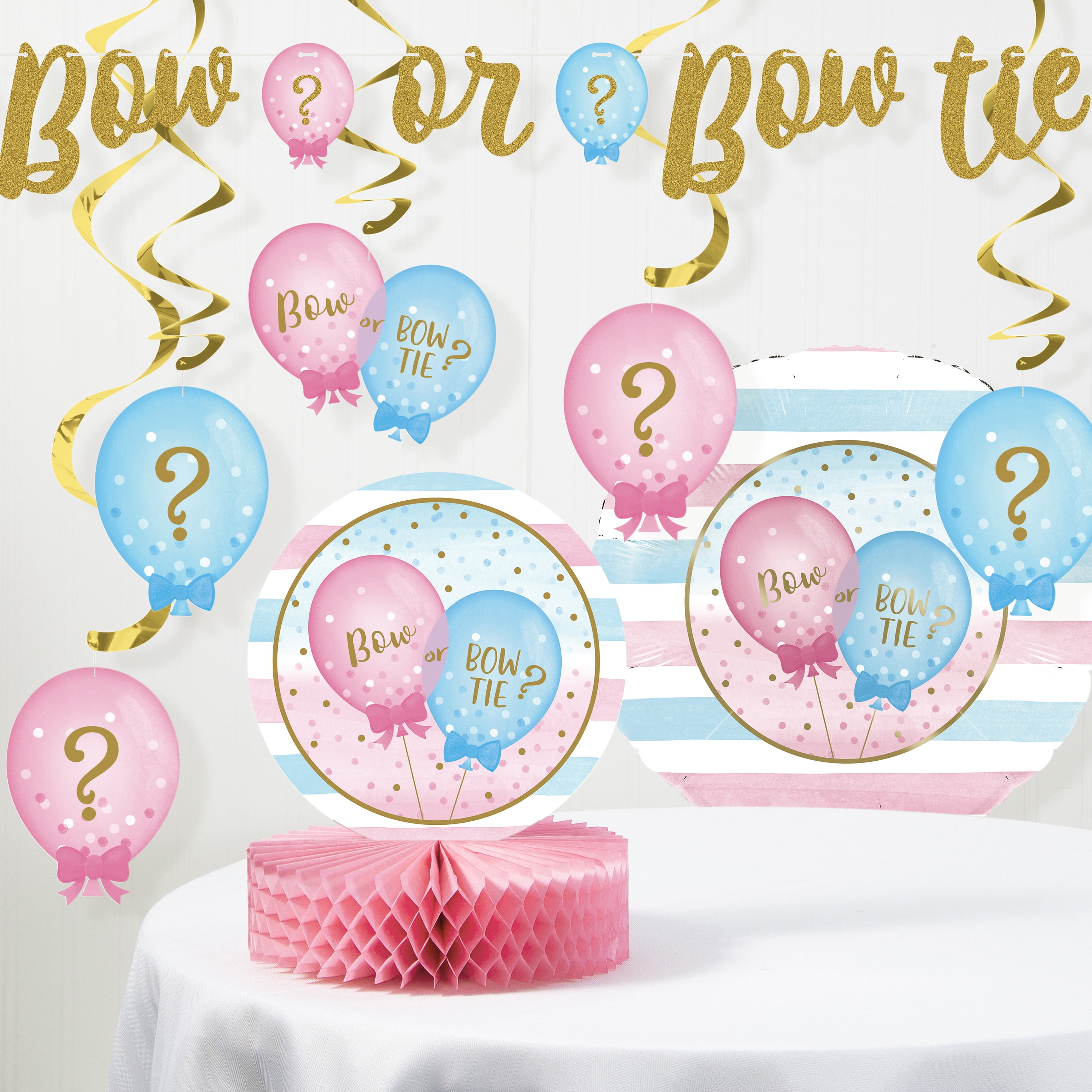 Gender Reveal Balloons Decorations Kit 