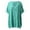 Green, variant on Swim Coverup Ladies Summer Patchwork Flower Border Sun Beach Bikini Smock Skirt Large Size Swimsuit Cover White,A