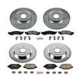 thumbnail image 3 of PowerStop Front and Rear Z23 Evolution Sport Carbon-Fiber Ceramic Brake Pad and Drilled & Slotted Rotor Kit Fits: FORD Select Models K5508, 3 of 10