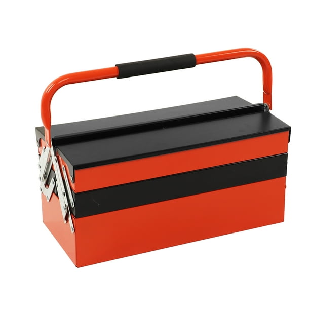 5 Tray Tool Storage Box Multifunctional 3 Layer Metal Folding Portable  Toolbox Cantilever Type 