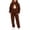 X163 Coffee, variant on Glisme Girls Outfit Set Graphic Print Long Sleeve Hooded Tops With Pants Outfit Halloween Casual Girls Set Size 2-3 Years Black