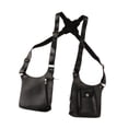 thumbnail image 4 of Bolso de hombro doble para axila, cartera antirrobo, funda para viaje, fiesta de hombres Negro, 4 of 8