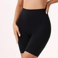 thumbnail image 3 of SWSMCLT Women's Tummy Control Shapewear Shorts High Waisted Tight Slimming Firm Body Shaper Mid Thigh Soft Shaper Black Medium, 3 of 5