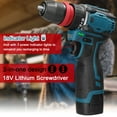 thumbnail image 2 of 18V 2in1 Lithium Drill Electric Screwdriver Multi-function Power Tool 45Nm Torque Brushless Motor Practical Screw, 2 of 8
