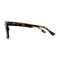 thumbnail image 4 of Classic Hipster Rectangular Keyhole Horn Rim Sunglasses Matte Tortoise Green, 4 of 4