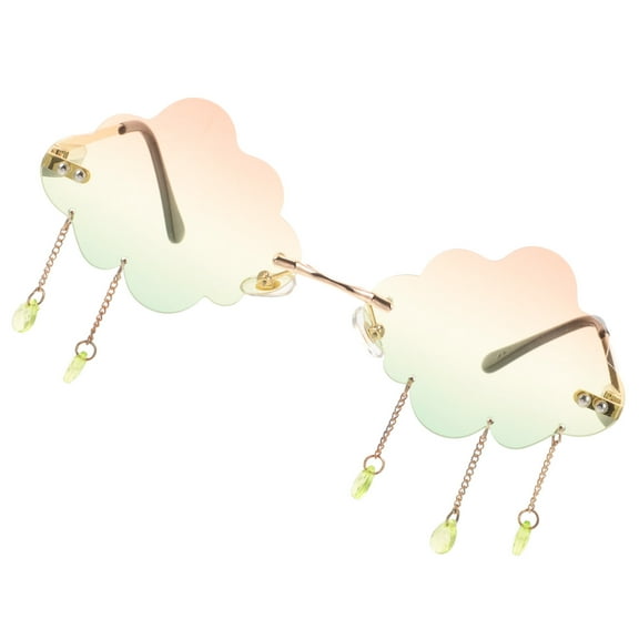 LOLIPPYY 1 Set Cloud Shaped Sunglasses in Assorted Colors, Fun Glasses for Kids and Women