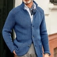thumbnail image 2 of Men's Knit Cardigan Sweater Button Front Long Sleeve Regular Fit Casual Jacket, 2 of 6