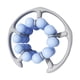thumbnail image 2 of Rodillo de masaje para piernas, masajeador fascial manual, rodillo anticelulítico, masaje de tejido profundo. Azul, 2 of 9