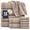 Beige, variant on 12pcs Bath Towels Set, Soft Absorbent Cotton Bathroom Towel Set with Bath Towels Hand Towels And Washcloths, Quick Dry Shower Towels for Family Hotel Spa Gym