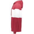 thumbnail image 3 of Holloway Sportswear XS All-American Hoodie Scarlet Heather/White 229563, 3 of 5