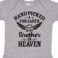 thumbnail image 4 of Inktastic Handpicked for Earth by My Brother in Heaven Angel Wings Boys or Girls Baby Bodysuit, 4 of 5