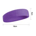 thumbnail image 2 of 3PCS sweat-wicking sports headband for men and women, suitable for exercise, basketball, running, tennis, gym, 2 of 5