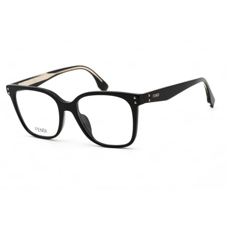 FENDI FE50004I-001-53 Eyeglasses Size 53mm 17mm 140mm Black Women