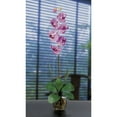 thumbnail image 2 of Nearly Natural Single Phalaenopsis Liquid Illusion Silk Flower Arrangement, Mauve, 2 of 2
