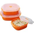 thumbnail image 4 of Reston Lloyd Ensemble de Cuisson au Micro-Ondes 3 Pcs, Orange, 4 of 8