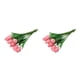 thumbnail image 3 of Flores artificiales Toystoory PU de apariencia realista para decoración del hogar DIY no tóxico Rosa 2Conjunto, 3 of 6