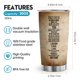 thumbnail image 2 of Vaso Oasisdream de acero inoxidable de 600 ml con estampado femenino, 2 of 6