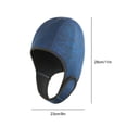 thumbnail image 4 of Soidarity Gorros de natación impermeables, equipo de surf, gorro de buceo sencillo, accesorios para la cabeza, gorros de neopreno, gorro de buceo Deportes acuáticos No. 4 Soidarity OD009575-04, 4 of 6