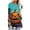 Multicolor 84, variant on Karymi Shirts for Women Halloween Full Print Raglan Long Sleeve Tunic Tee, Casual Scoop Neck Loose Pullover Womens Tops