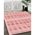 thumbnail image 3 of Ahgly Company Machine Washable Indoor Rectangle Transitional Light Red Pink Area Rugs, 7' x 9', 3 of 7