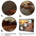 thumbnail image 3 of Designart "Gulf Shores in the Golden Hour in Alabama I" Landscapes Metal Art Print Set, 3 of 5