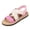Light pink, variant on Summer Two-Tone Strappy Sandals, Open Toe Espadrille Sandals for Women, Womens Sandals Memory Foam Open Toe Cork Footbed House Slippers Lightweight for Women Beach Essentials Vacation, Pink 6