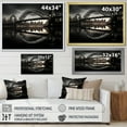 thumbnail image 4 of Designart "Grey Bridge Steel Euphony Charcoal III" Architecture Floater Framed Canvas Wall Art, 4 of 7