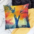 thumbnail image 2 of BANET  Doule-Sided Printed Funny Mushroom Throw Pillow Covers, Square Fall Maple Leaf Tree Couch Cushion Cover Hidden Zipper Pillowcase Home Sofa Decor 20x20in, 2 of 5