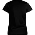 thumbnail image 3 of Bee Gees T-Shirt à Manches Courtes pour Femmes en Coton, Col Ras du Cou, Chandails Décontractés à Imprimé, Noir, 3 of 5