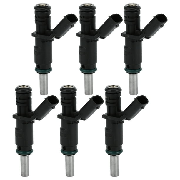 Inyector de combustible No.68011710AA boquilla de inyección de combustible para Mercedes-Benz C230 Sport 06-07 2.5 Negro 6 Pcs