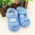 thumbnail image 2 of Toddler Kids Baby Girl Non-slip Soft Sole Cotton Crib Shoes 0-18M, 2 of 5