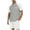 White, variant on Men's Pajama Set Sleepwear Lightweight Dry Short Sleeve Shirts Shorts Soft Comfy Sleep Sets