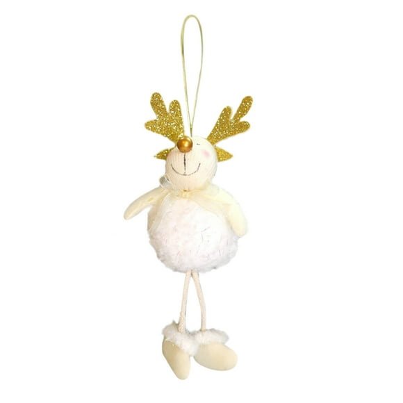 DFC Santa Snowman Angel Scene Dress Up Ornament Christmas Tree Pendant Doll