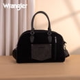 thumbnail image 3 of Wrangler Women Large Travel Duffel Bag Floral Print Weekender Handbag with Detachable Strap, Black, 3 of 5