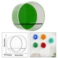 thumbnail image 6 of Fancyes Acrylic Display Case Curio Display Cabinet Multi Functional Gifts Showcase Display Cabinet for Stone Rock Collections Figures , Green, 6 of 8
