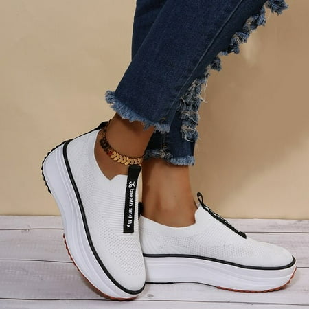 

Mesh Running Shoes Platform Women Casual Sneakers 2022 Spring Autumn New Breathable Walking Travel Shoes Woman Sport Cozy Shoes