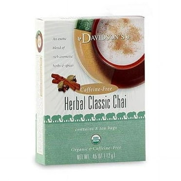 Davidson Organic Tea 2043 Herbal Classic Chai Tea- Box of 8