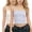 Gray, variant on 2 Pack Girls Tank Tops Summer Spaghetti Strap Sleeveless Crop Cami Top Scoop Neck Undershirts for Teens Girls 3-14 Years