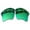 Jade MirrorCoat Polarized, variant on Vonxyz Stealth Black Polarized Lenses Replacement for Oakley Flak Jacket XLJ Sunglass