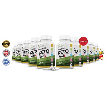(10 Pack) Peoples Keto ACV MAX Pills 1675mg Alternative to Gummies Dietary Supplement 600 Capsules